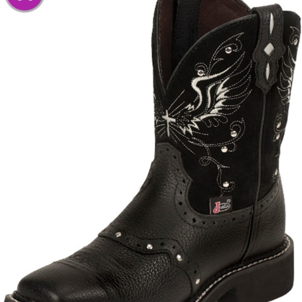 Black Justin Gypsy boots